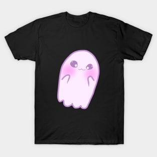 Cute Kawaii Ghost Purple T-Shirt
